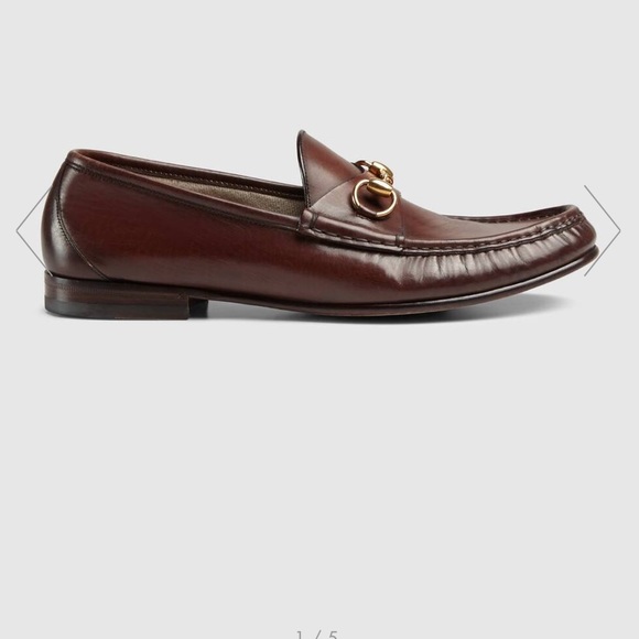 Brown Gucci leather loafers. Sz 9Great condition - Picture 3 of 5